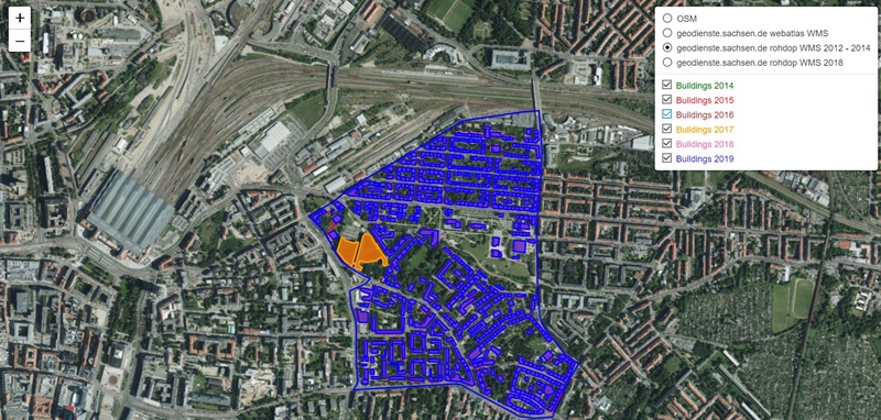 Screenshot Gebäude-Entwicklung in Leipzig